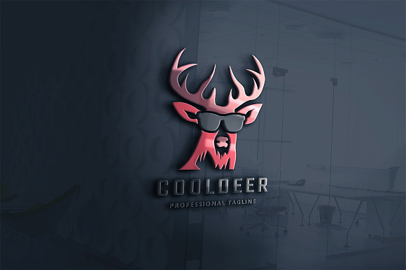 Cool Deer Logo in Logo Templates - product preview 1