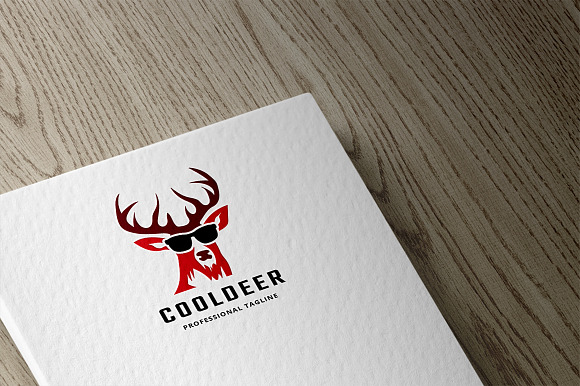 Cool Deer Logo in Logo Templates - product preview 2
