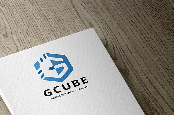 Geometric Cube Letter G Logo in Logo Templates - product preview 2