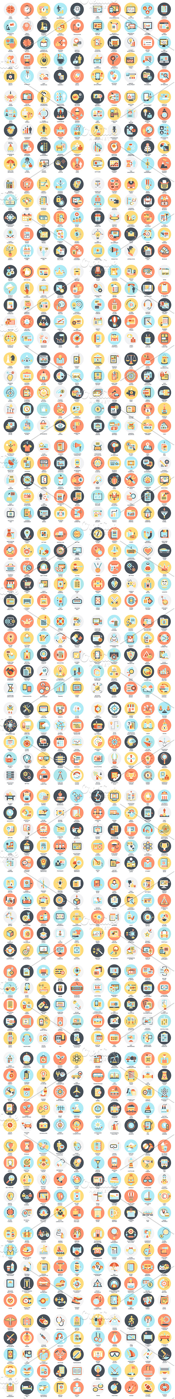 6000+ Flat Icons Bundle in Icons - product preview 7