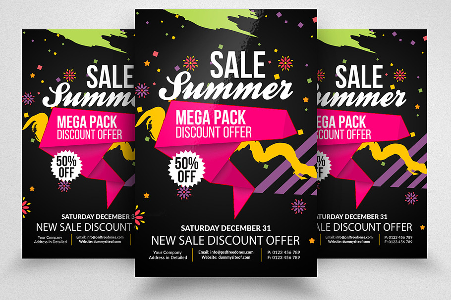 Summer Big Sale Flyer in Flyer Templates - product preview 8