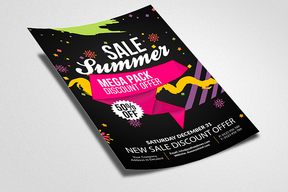 Summer Big Sale Flyer in Flyer Templates - product preview 1