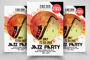 Jazz Music Night Flyer