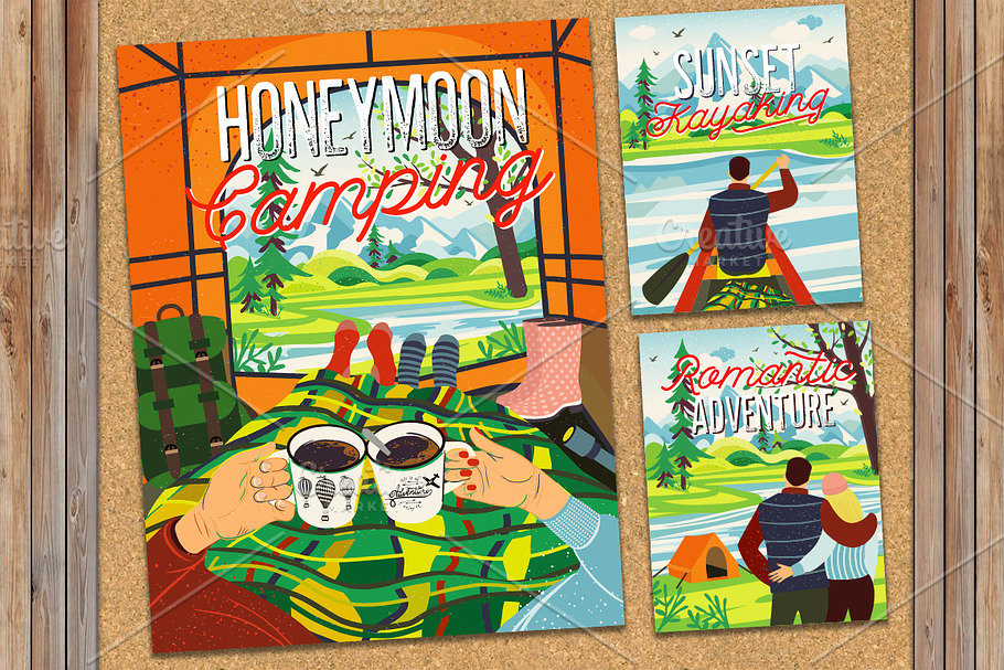 Romantic Camping Trip in Illustrations - product preview 8