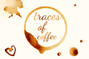 traces of coffee
