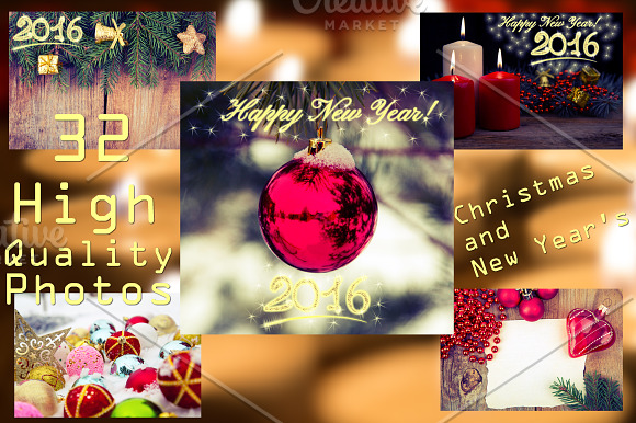 Christmas frames and backgrounds in Objects - product preview 3