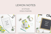Lemon Notes (19 Styled Images)