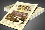 Finding Refuge Church Flyer Template