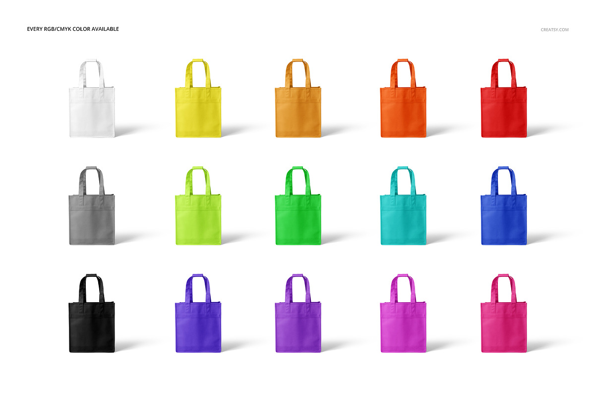 Download 6 Bottle Non Woven Tote Bag Mockups | Creative Product ...