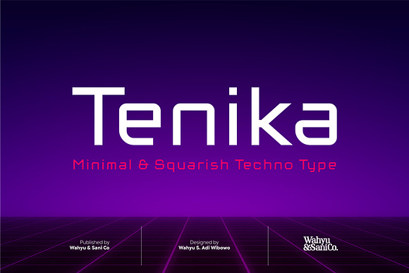 Tenika | Squarish Techno Type in Sans-Serif Fonts - product preview 5
