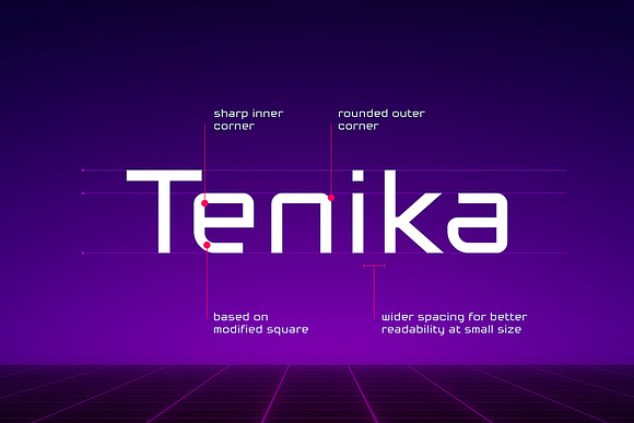 Tenika | Squarish Techno Type in Sans-Serif Fonts - product preview 7