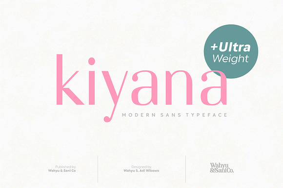 Kiyana | Modern Sans Font in Sans-Serif Fonts - product preview 10