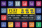 Media - Audio, Video & Photo Icons