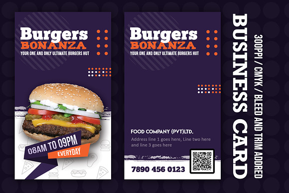 Restaurant Menu and Business Card in Stationery Templates - product preview 1