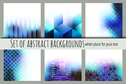 Vector abstract backgrounds.