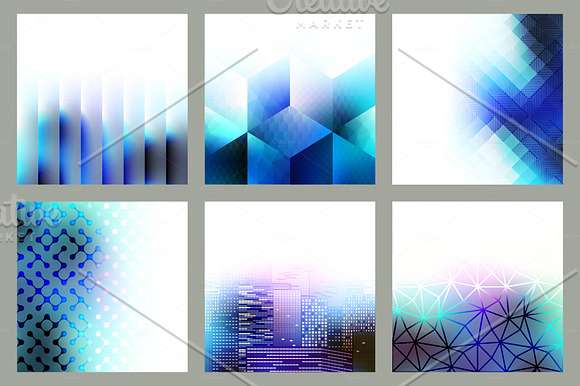 Vector abstract backgrounds. in Textures - product preview 1