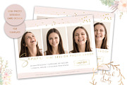PSD Photo Session Card Template #31