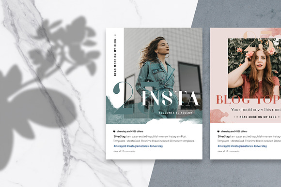 #Infopreneur - Instagram Posts Pack in Instagram Templates - product preview 2