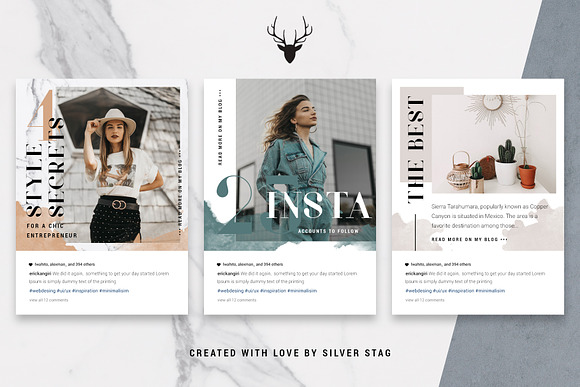 #Infopreneur - Instagram Posts Pack in Instagram Templates - product preview 9