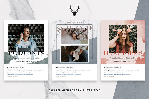 #Infopreneur - Instagram Posts Pack in Instagram Templates - product preview 12