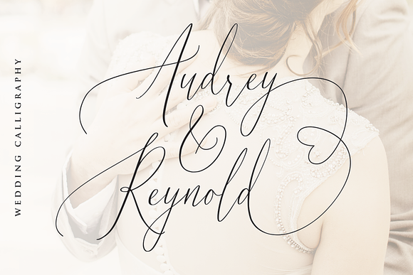 Audrey & Reynold - Luxury Script in Script Fonts - product preview 11
