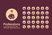 30 professions icons