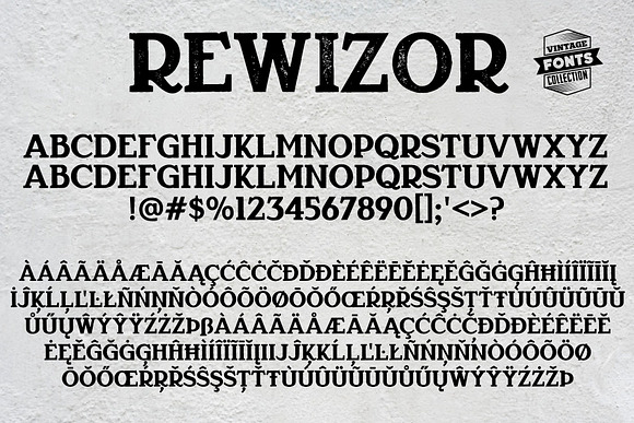 Rewizor - 2 vintage fonts in Serif Fonts - product preview 4