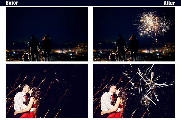 55 Firework photo photoshop overlays in Add-Ons - product preview 2