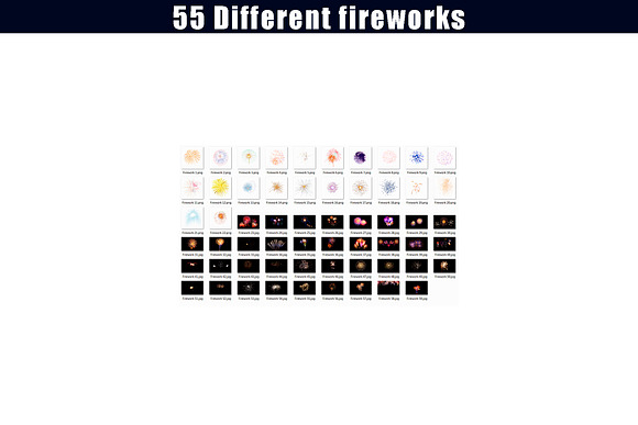 55 Firework photo photoshop overlays in Add-Ons - product preview 3