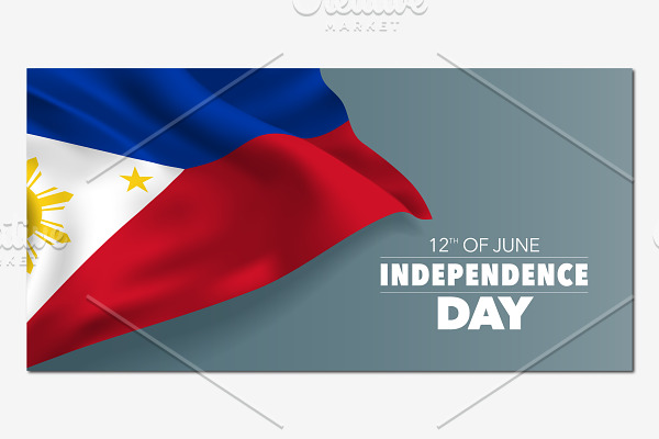 Philippines independence day vector
