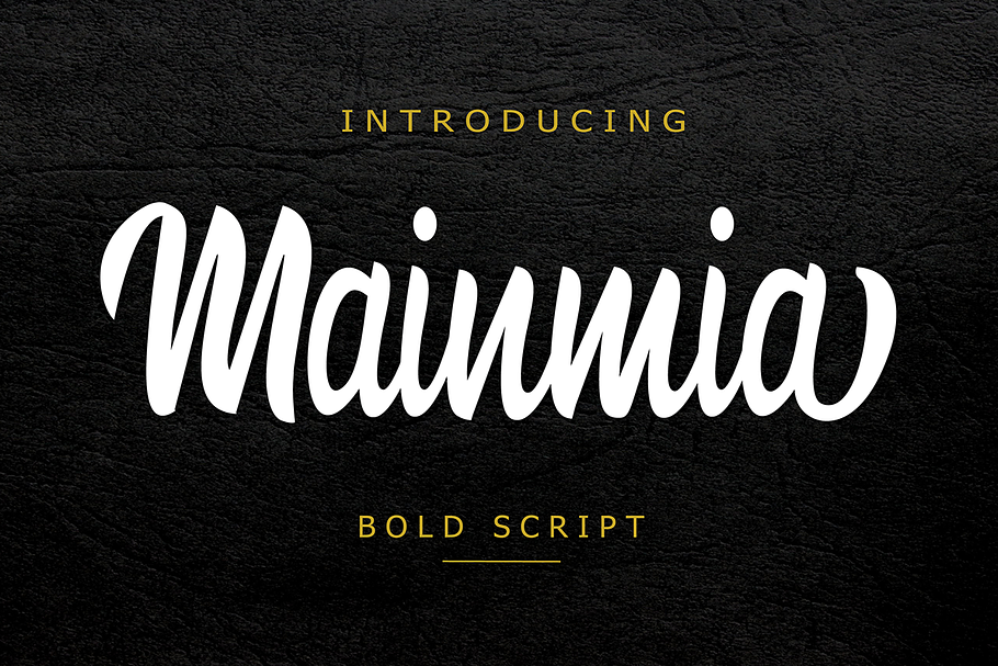 Mainmia Script in Script Fonts - product preview 8