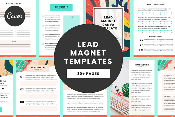 Lead Magnet Canva Template