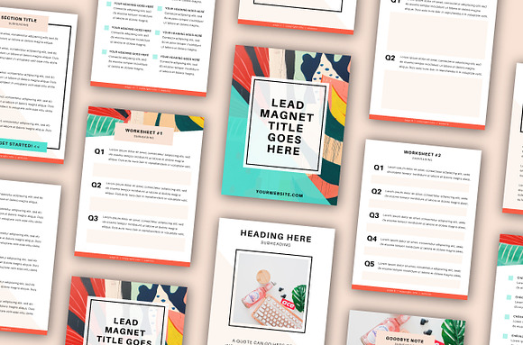 Lead Magnet Canva Template in Brochure Templates - product preview 7