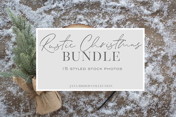 Rustic Christmas Photos in Mockup Templates - product preview 4