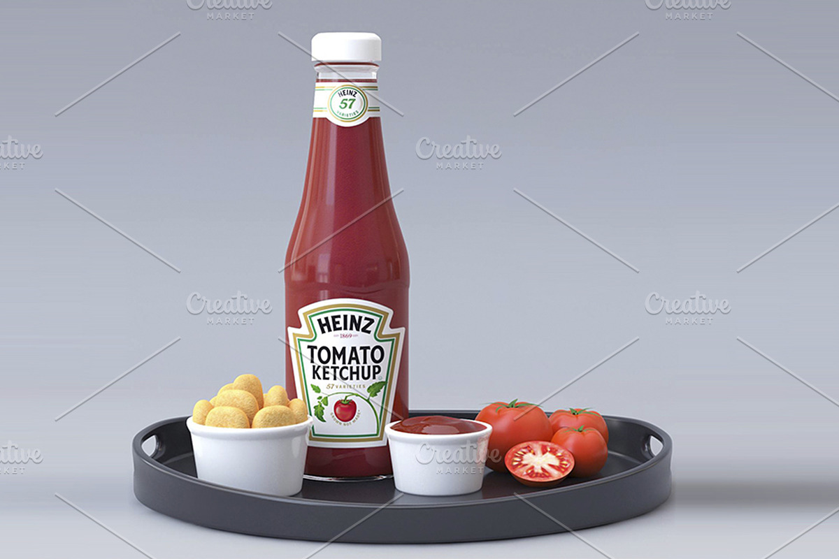 Fast Food Collection Heinz in Objects - product preview 8
