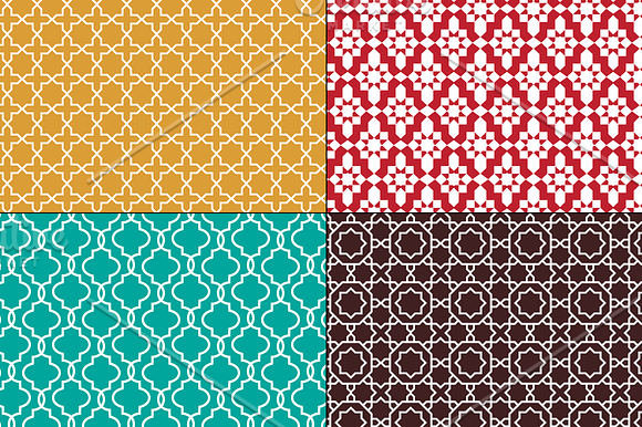 Seamless Moroccan Patterns in Patterns - product preview 3