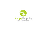 Happy Shopping Logo Template