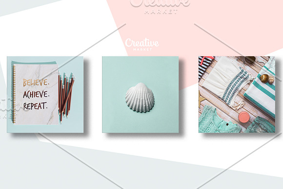 Summer concept bundle in Social Media Templates - product preview 6