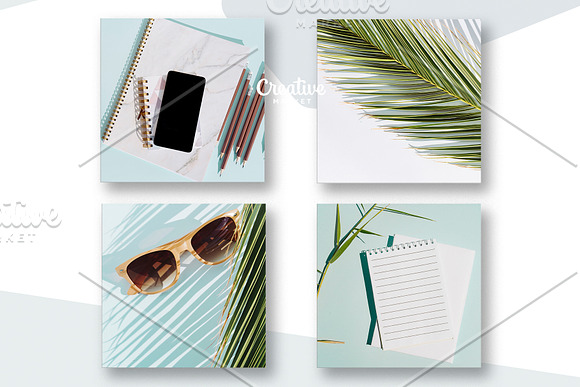 Summer concept bundle in Social Media Templates - product preview 8