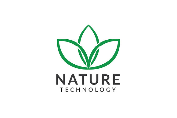 Nature Technology Logo in Logo Templates - product preview 1