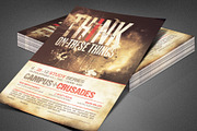 Think on These Things Church Flyer