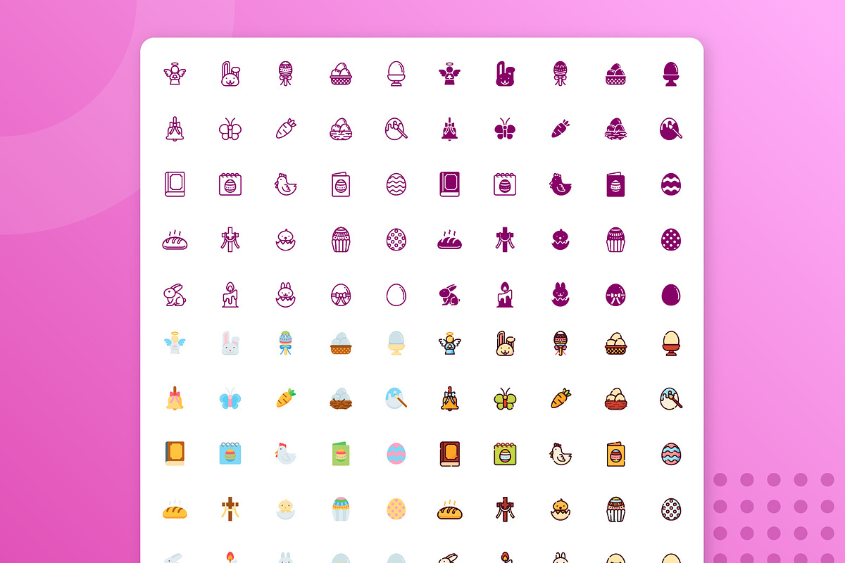 Easter Icon Set in Easter Icons - product preview 8