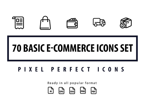 Basic E-commerce Icon Set