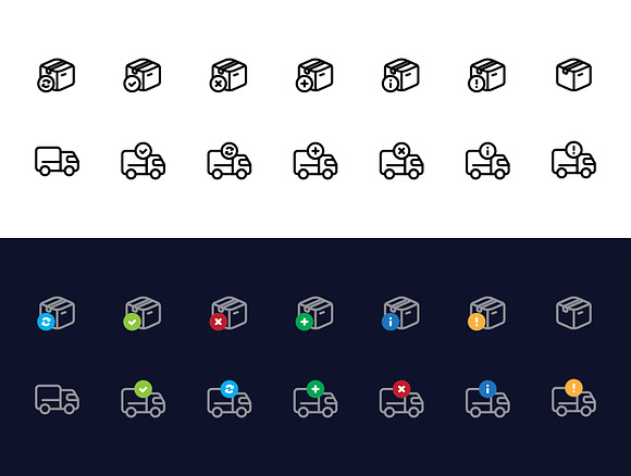 Basic E-commerce Icon Set in Money Icons - product preview 2
