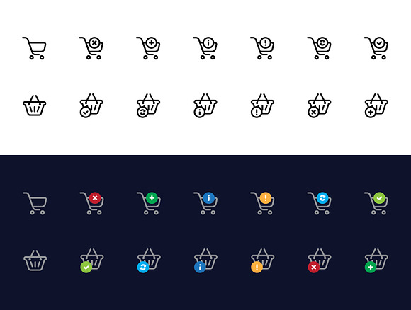 Basic E-commerce Icon Set in Money Icons - product preview 5