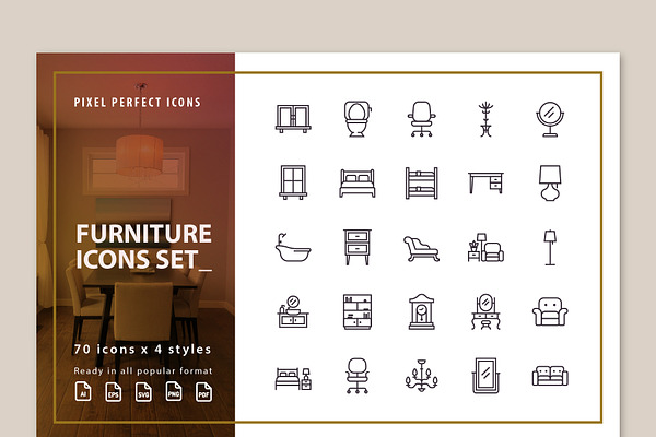 Furniture Full Pack Icon Set