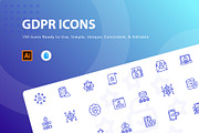 GDPR  Full Pack Icon Set