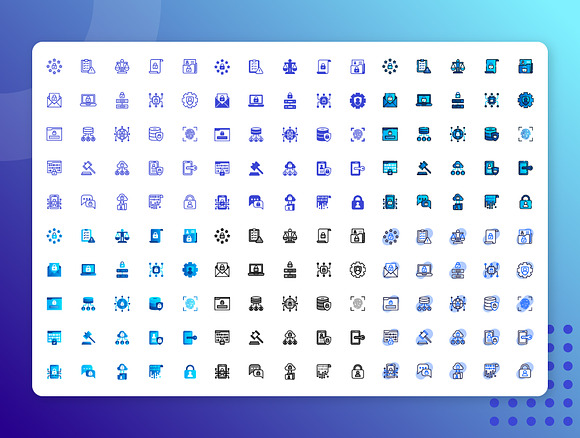 GDPR  Full Pack Icon Set in Server Icons - product preview 5
