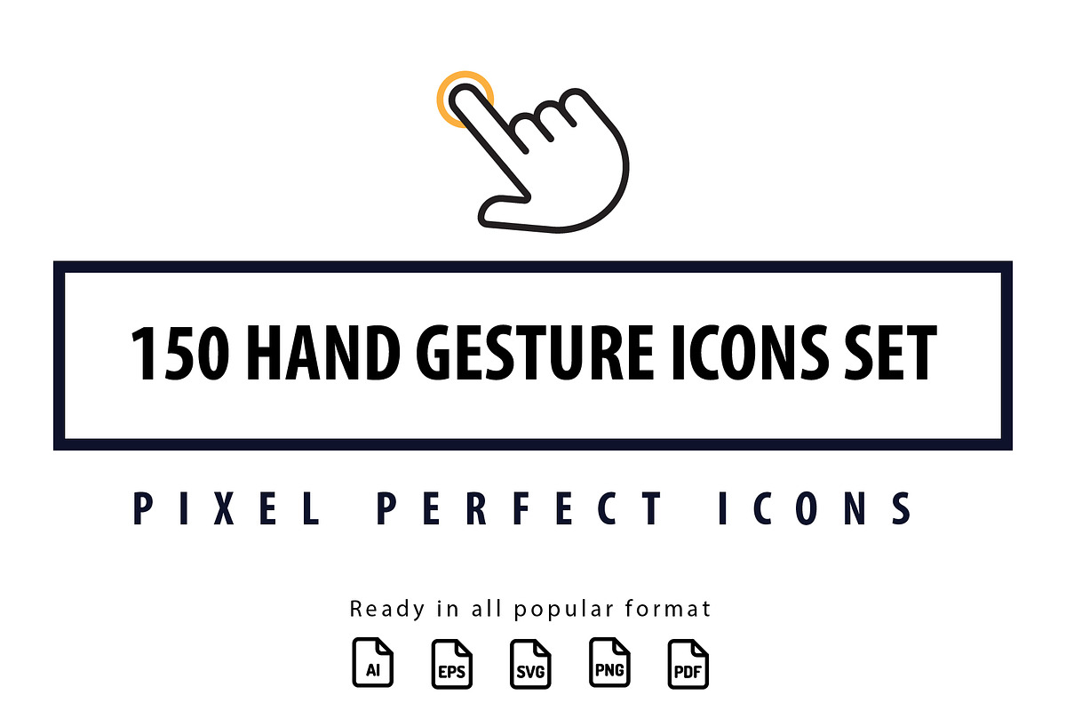 Gesture Full Pack Icon Set in Infographic Icons - product preview 8