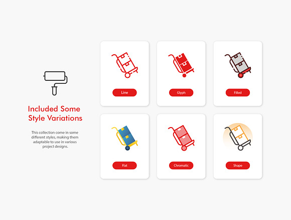 Logistics Icons in Infographic Icons - product preview 3
